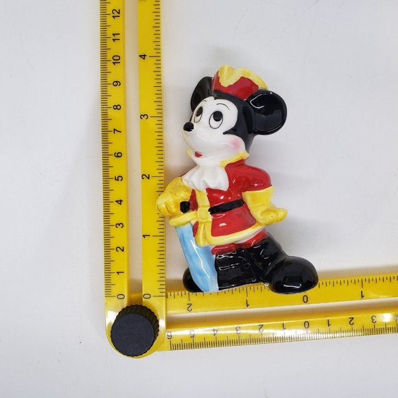Walt Disney Mickey Mouse Ceramic Figure Figurine Porcelain 4 in Japan VINTAGE - Picture 9 of 9